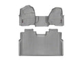 WeatherTech Grey Front and Rear Floorliners - Over The Hump Fits -20-19 F-250 F-350 F-450 F-550 4610321-466974