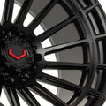 Vossen LCX-01 24x12 - 8x170 - ET44 - Ultra Deep - 125.1 - Satin Black Wheel