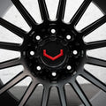 Vossen LCX-01 24x12 - 8x170 - ET44 - Ultra Deep - 125.1 - Satin Black Wheel