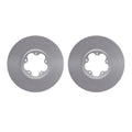 R1 Concepts Brake Rotor- Slotted - Silver Fits Ford Ranger