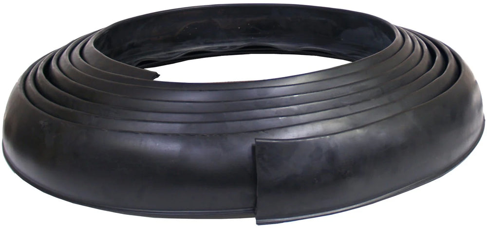BLACK FLEXY JR W/WIRE 50FT. BULK ROLL