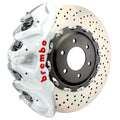 Brembo 21+ F150 Raptor Front GT BBK 8 Piston Cast 412x38 2pc Rotor Slotted Type-1-Red