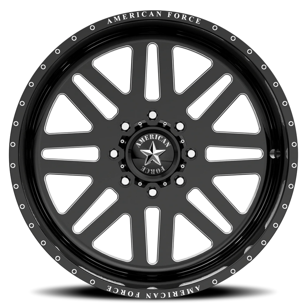 AW09 24X14 6X135 G-BLK MACH -73MM
