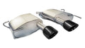 2.5 Inch Axle-Back Touring Dual Exhaust 4.5 Inch Black Tips 11-15 Cadillac CTS-V Coupe 6.2L V8 Stain