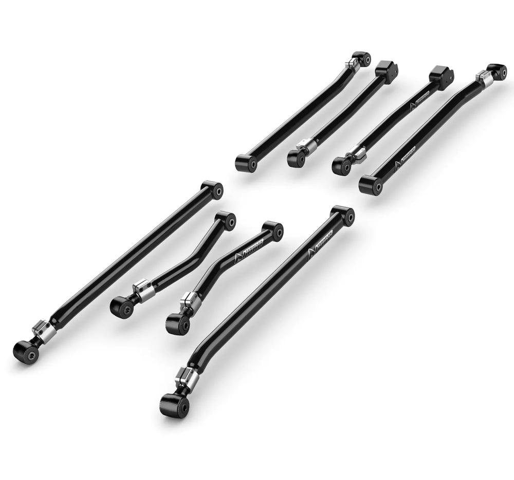 0718 JEEP WRANGLER JK ALPINE COMPLETE 8 ADJUSTABLE LONG FLEXARM KIT