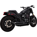 Vance & Hines Harley Davidson Softail / 86-17 Big Shots Staggered PCX Full Exhaust - Black