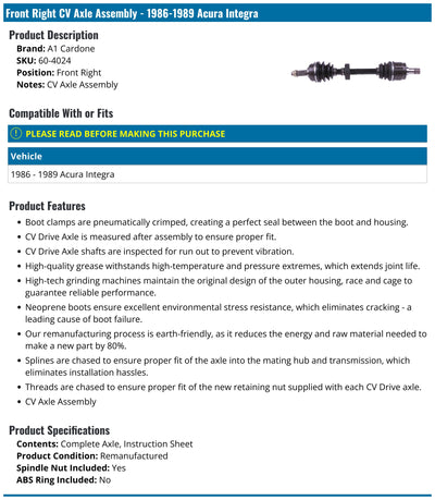 A1 REMFG INC auto part