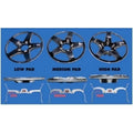 Weld S71 20x12 / 5x115mm BP / 6.8in. BS / 3.18 ID Black Wheel (High Pad) - Non-Beadlock