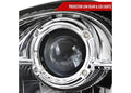 PROJECTOR HEADLIGHTS- CHROME WITH L