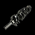 Brian Crower Crankshaft - Toyota 2JZ 90mm Stroke EN40 Billet w/ Honda Journal
