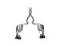 2018-2019 Ford Mustang 3.0 Inch Cat-Back Exhaust System Polished Twin 4.0 Inch Tips Sport Sound Level