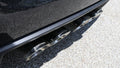 2.5 Inch Axle-Back Xtreme Dual Exhaust Black 4.0 Inch Tips 09-13 Corvette C6 6.2L V8 Stainless Steel