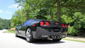 2.5 Inch Axle-Back Xtreme Dual Exhaust Black 4.0 Inch Tips 09-13 Corvette C6 6.2L V8 Stainless Steel