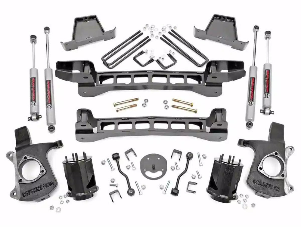 6 Inch Lift Kit M1 Shocks Chevy/GMC 1500 2WD (99-06 Classic)