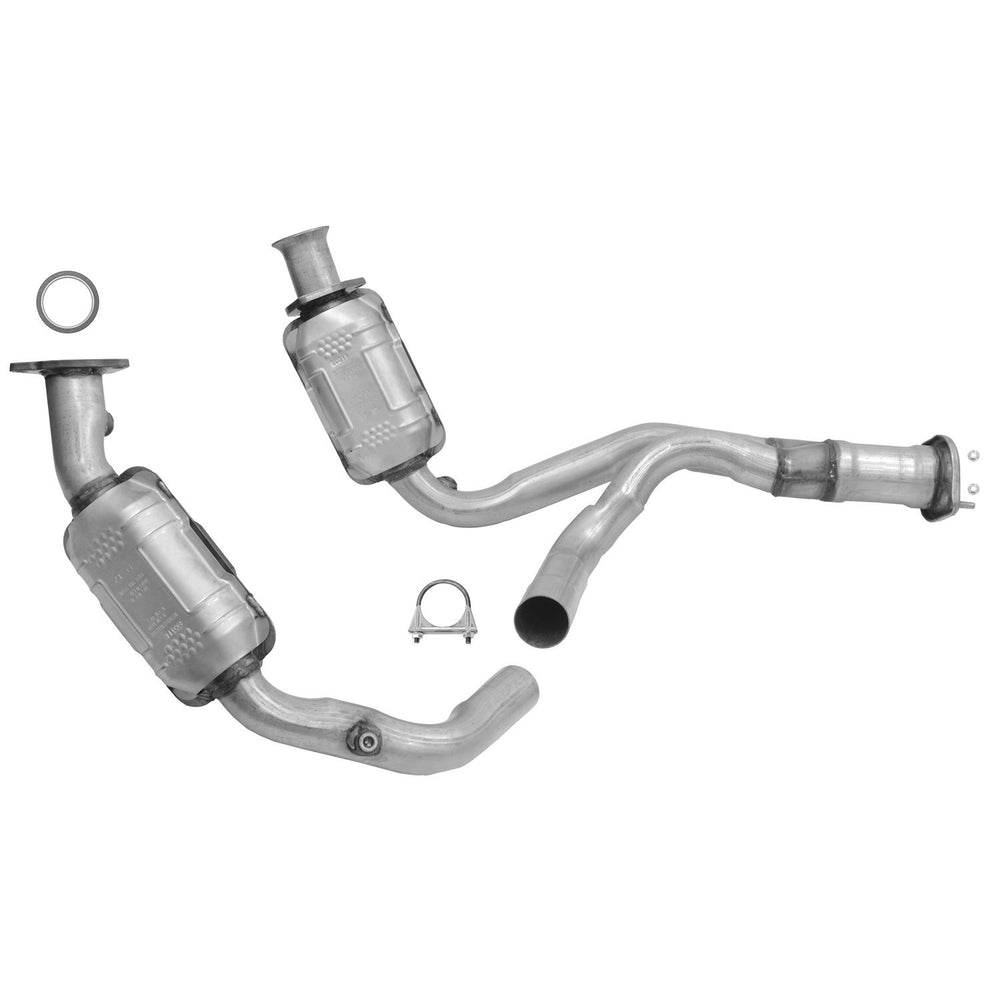 AP Exhaust Products silver auto part
