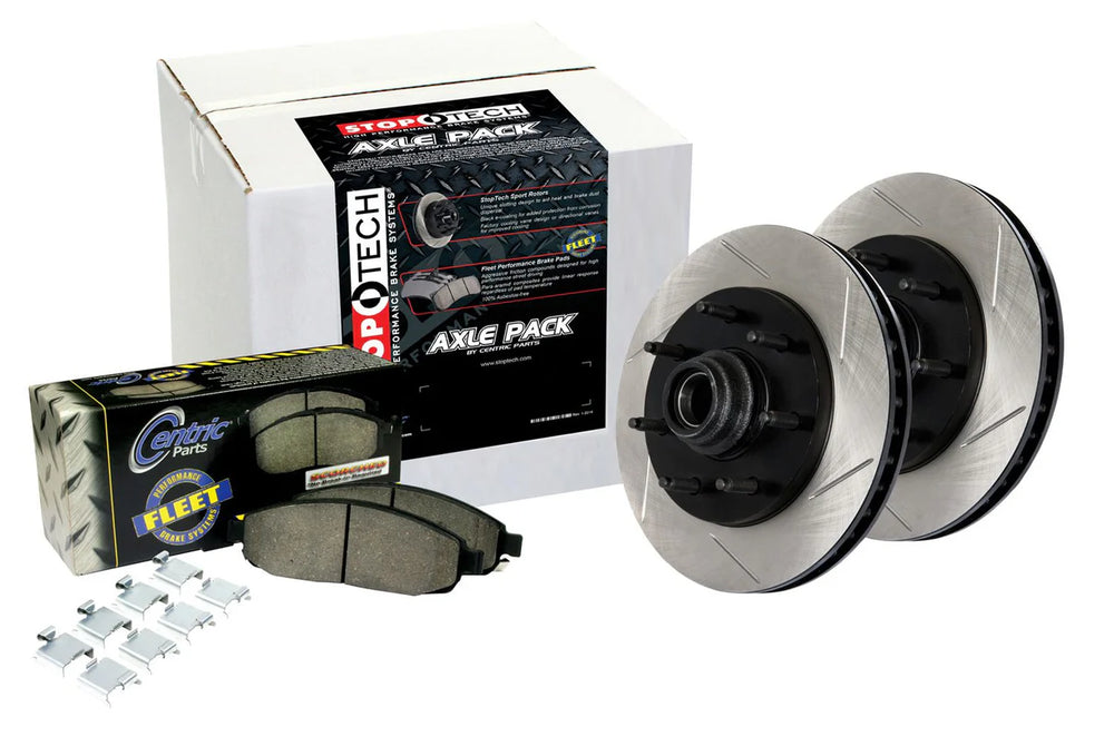 Truck Axle Pack; Slotted; 4 Wheel