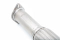 cp-e MazdaSPEED6 06-07 QKspl Downpipe 3.00in Stainless Steel High Flow Metallic Spun CAT