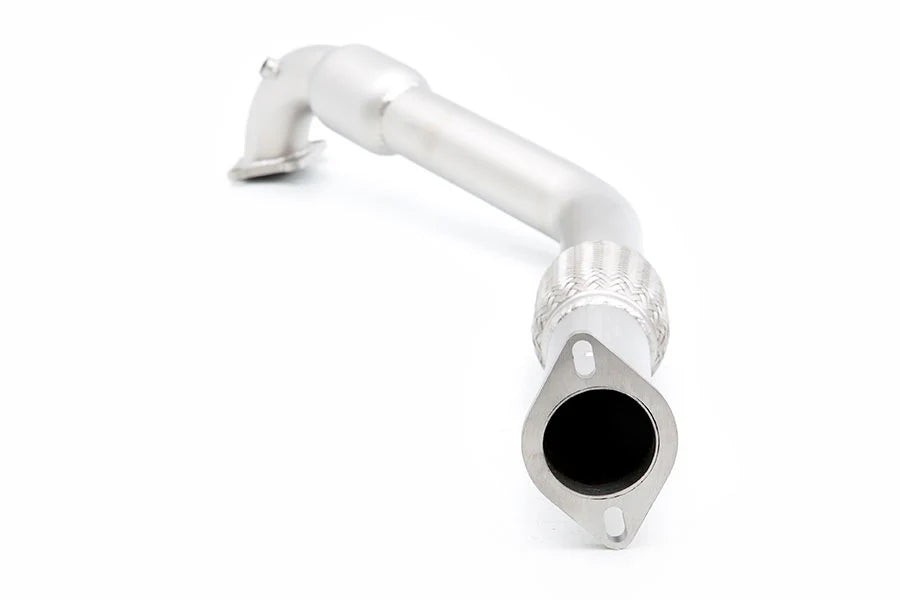 cp-e MazdaSPEED6 06-07 QKspl Downpipe 3.00in Stainless Steel High Flow Metallic Spun CAT