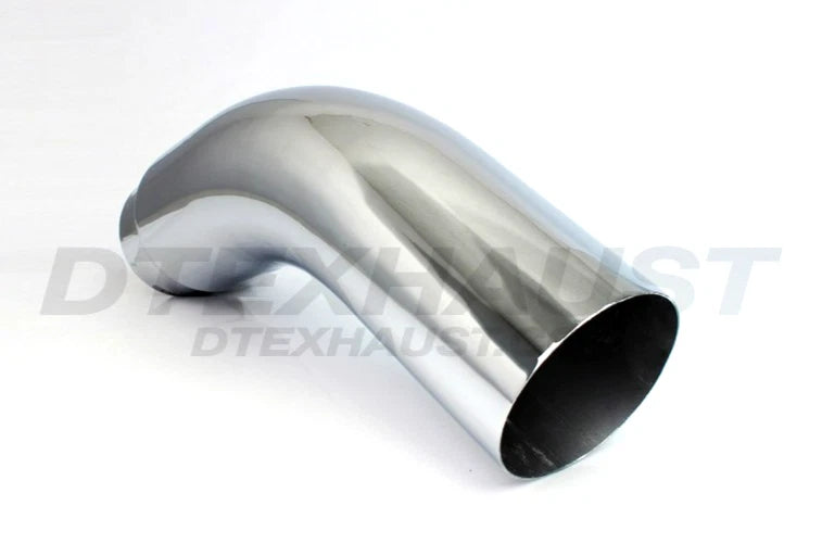 CHROME 5IN X 36IN PIG EAR STACKS DIESEL STACKS 5.00IN ID / 6.00IN OD