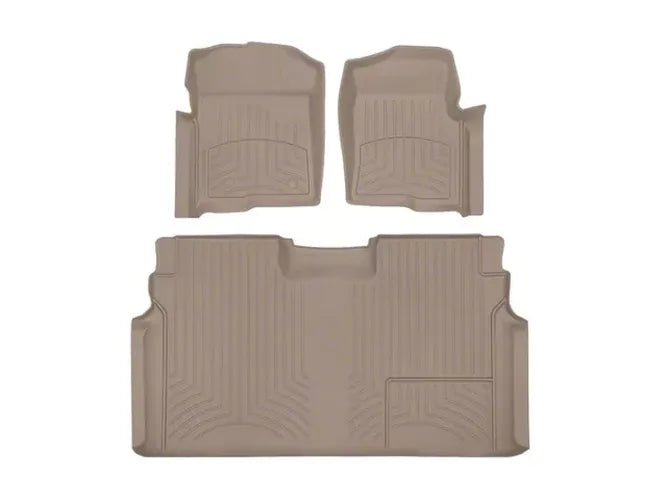 WeatherTech Tan Front Rear FloorLiner HP Fits -20-14 Ford 456111IM-451793IM