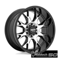 MO806 22X12 5X5.0 G-BLK MACH -44MM