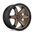 ~(38 lbs. 23X23X12)~ KICKER 20x9 6x135.00 MATTE BRONZE BLACK BEAD RING (20 mm)