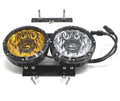 Letric Lighting Road Glide Dual 7 In (Blk Powdercoat/ Alum Bracket)