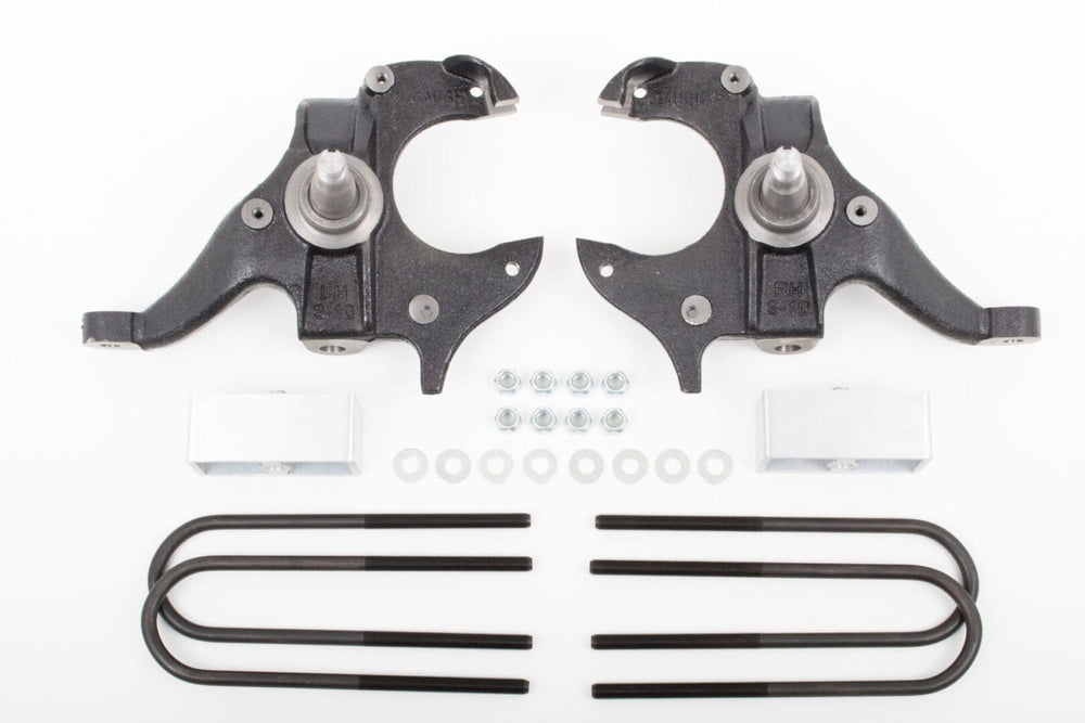 ~(43 lbs. 18X12X10)~ S1022D (S10 84-00 TRUCK/82-98 BLAZER 2/2 in DELUXE DROP) (2 in SPINDLES AND 2 in BLOCK KIT)