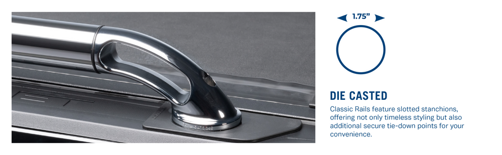 Putco 14-14 Chevrolet Silverado HD - 6.5ft Bed Locker Side Rails