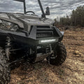 RANGER 500 / 570 MIDSIZE FRONT WINCH BUMPER 2 PIECE NO LIGHT KIT RAW