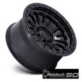 D857 20X10 5X5.0 M-BLK G-BLK -18MM