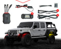 XK Glow RGBW 12pc Addressable LED Rock Light Kit