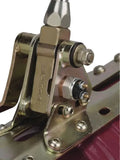 CASE MOUNT SHIFTER GM 700R4 TRANS W/CHROME 16IN BENCH BEND LEVER & MUSHROOM KNO