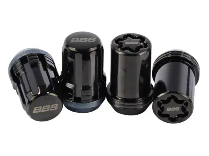 BBS McGard Lug Nut Set 12x1.25 Black - w/Locks