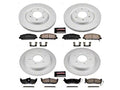 Power Stop 08-10 Infiniti QX56 Front & Rear Z17 Evolution Geomet Coated Brake Kit