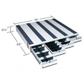 ITEMIZER VAN LATERAL ALUMINUM 4 DRAWER UNIT 49 X 48 X 63/4IN WHITE
