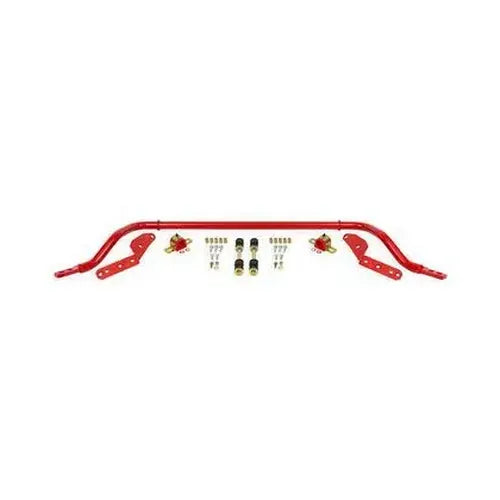 BMR 64-67 GM A-Body 1.25in Hollow 2-Hole Adjustable Front Sway Bar Kit - Red