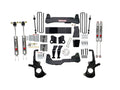 Skyjacker 7 In. Suspension Lift Kit w/Raised Torsion Bar Brackets Black MAX Shocks