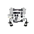 Skyjacker 7 In. Suspension Lift Kit w/Raised Torsion Bar Brackets Black MAX Shocks