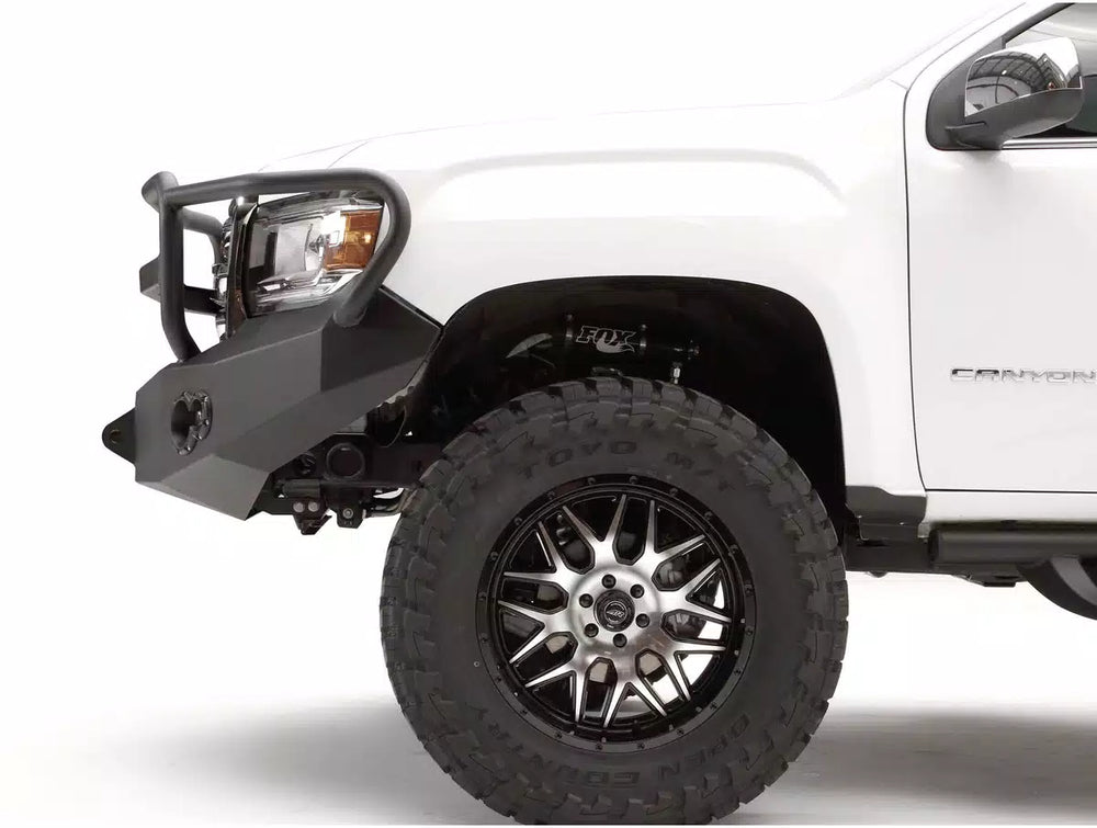 1518 CANYON WINCH BUMPER W/ FULL GRILL GUARD MATTE BLACK