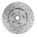 LEED Brakes Power Front Kit with Drilled Rotors and Black Powder Coated Calipers