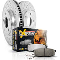 Power Stop 16-20 Fiat 500X Front and Rear Semi-Coated Rotor Kit