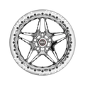 Weld S81 17x10.5 / 5x112mm BP / 7.3in. BS Black Wheel - Blk SBL (Med Pad)