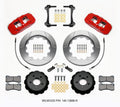Wilwood AERO6 Front Hat Kit 14.00 Red 15-23 Mustang w/Lines