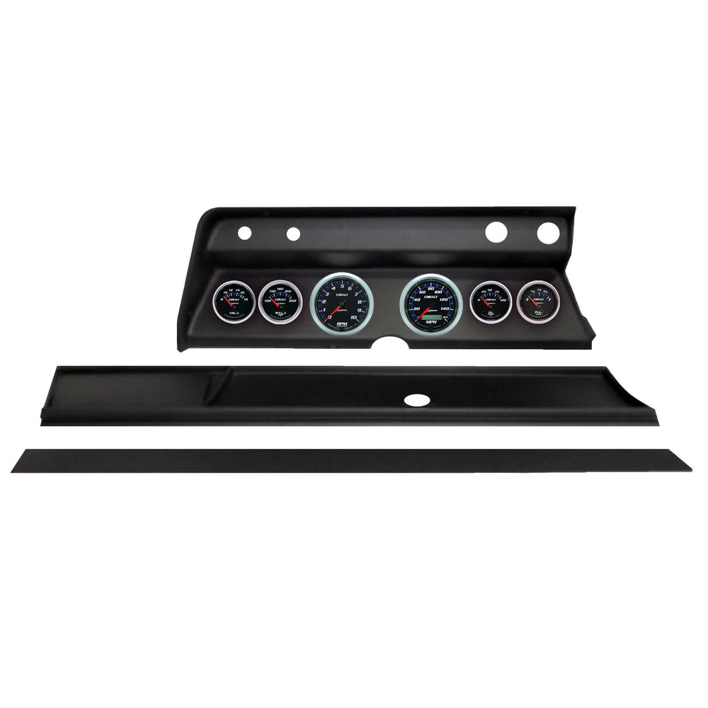 Autometer Cobalt Direct Fit Dash Kit 1966 Chevy Chevelle (2 x 3-3/8in. / 4 x 2-1/16in.)