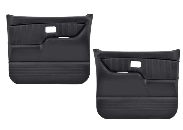 73-80 CHVY CUSTOM SPORT DOOR PANELS-BLK