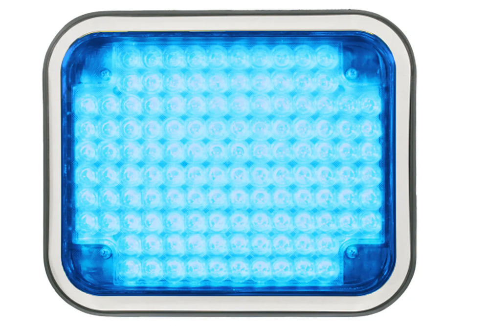 7X9 BLUE LED PERIMETER LIGHT WITH B