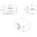 TOOLBOX, CAM LOCK, 18X24X36, SMTH A