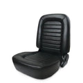 CLASSIC LOW BACK RECLINER LEFT BLACK LEATHER