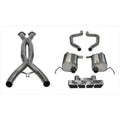 2.75 Inch Axle-Back Xtreme Dual Exhaust Polygon Polished Tips 17-Present C7 Corvette Grand Sport Z06